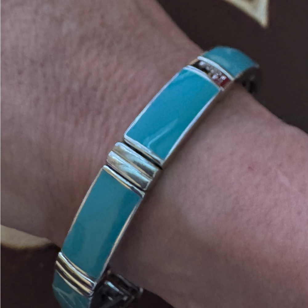 Lia Sophia Blue and Silver Bracelet